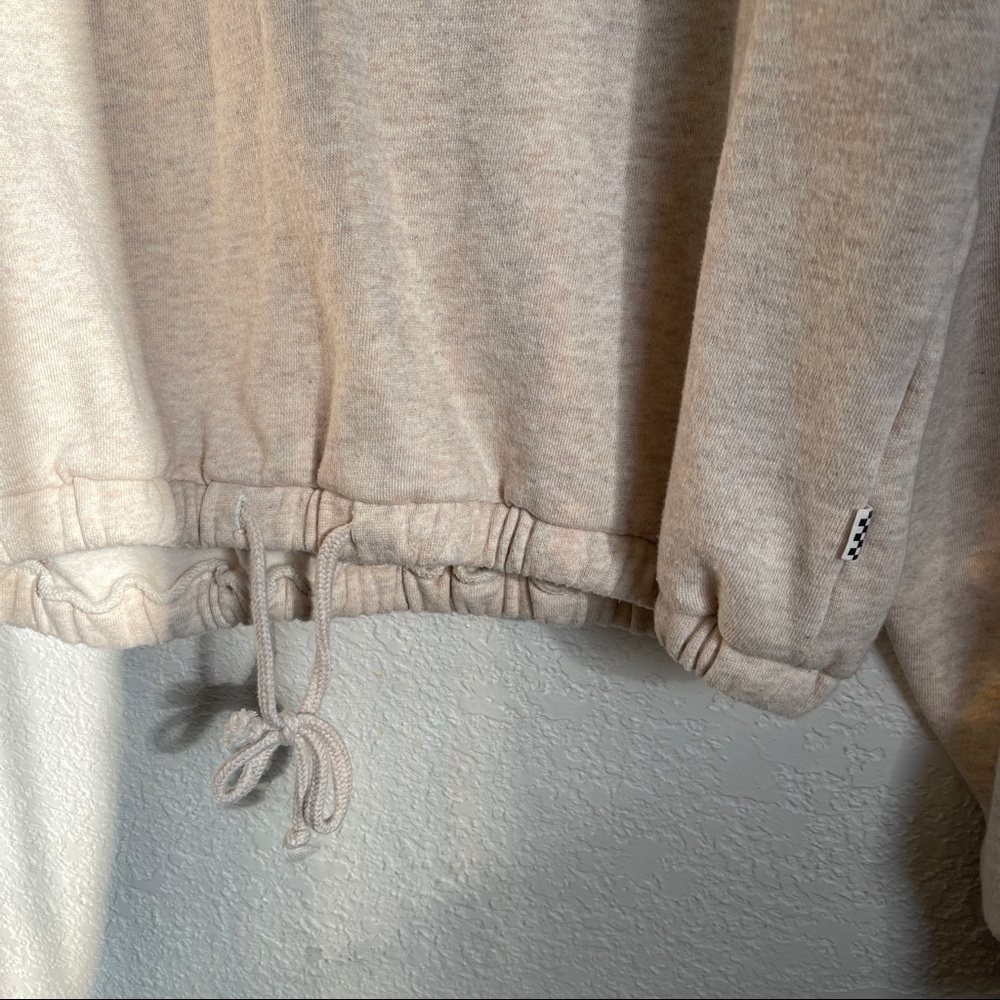 Vans Cinch Waist Crewneck Fleece Lined Sweater - Picture 3 of 8